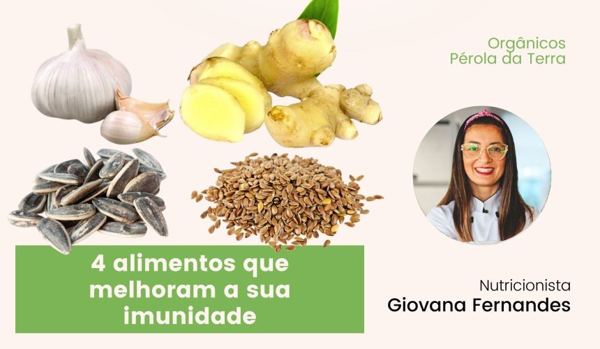 4 alimentos que melhoram a imunidade