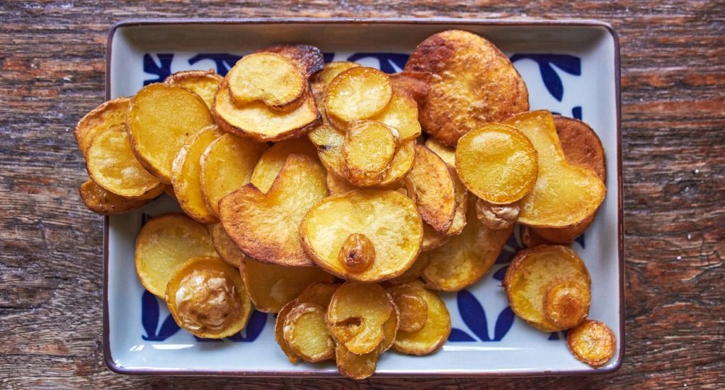 Chips de batata-doce